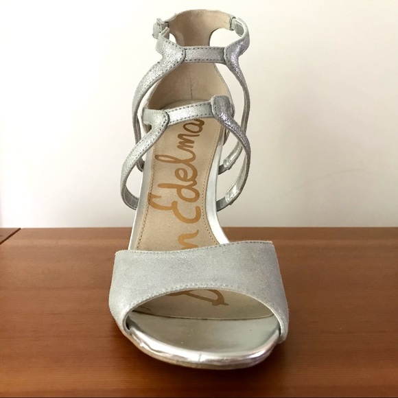 ‼️Sam Edelman Silver Strappy 4" Heels;  "Aeryn" ‼️Final Reduction - Picture 7 of 10